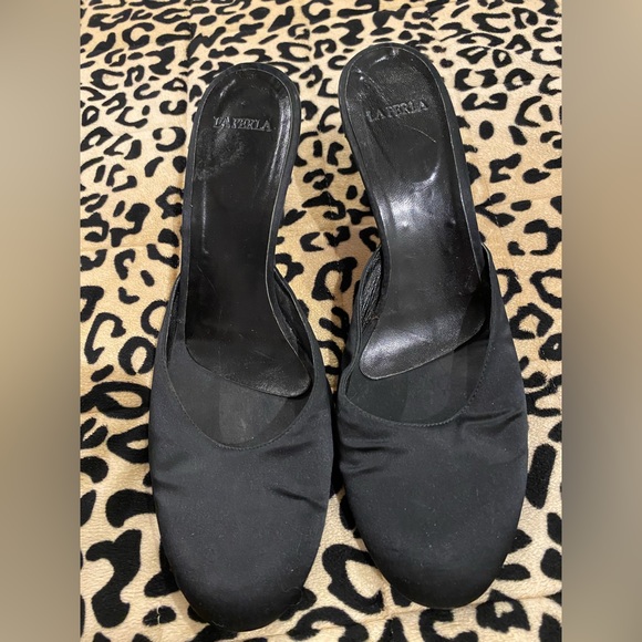 La perla mint condition black shoes size 40 - Picture 1 of 2